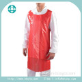 Disposable plastic butcher apron